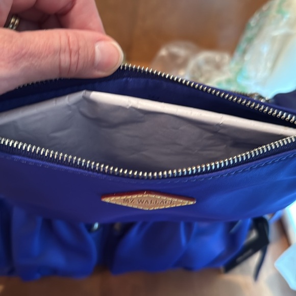 NWT MZ Wallace Paige Crossbody Dazzle Cobalt Blue - Picture 8 of 11